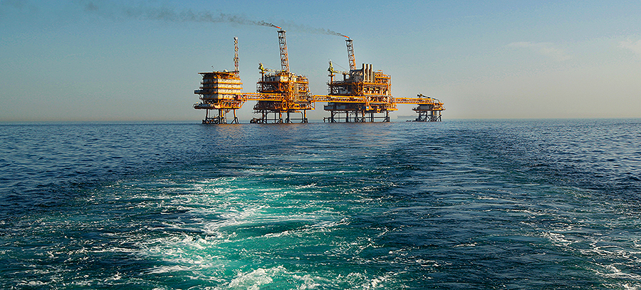 میدان نفتی سروش در آبهای نیلگون خلیج فارس