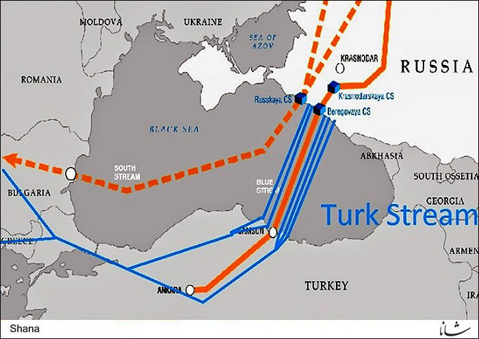 احتمال تحریم خط لوله گاز ترکیش استریم توسط روسیه