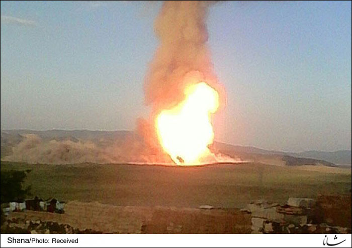 خط لوله گازی قفقاز جنوبی در شرق ترکیه منفجر شد