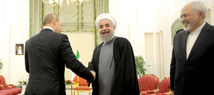 دیدار و نشست مشترک رؤسای جمهوری ایران و روسیه