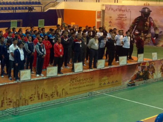 دومین المپیاد آتش نشانان وزارت نفت آغاز شد