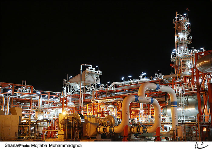 465 میلیون مترمکعب گاز در پالایشگاه‌های پارس جنوبی فرآورش شد