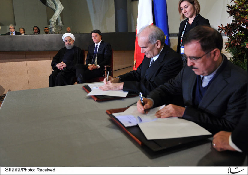 Iran, Italy Sign Up Giant Oil, Gas Agreement, 13 MoUs