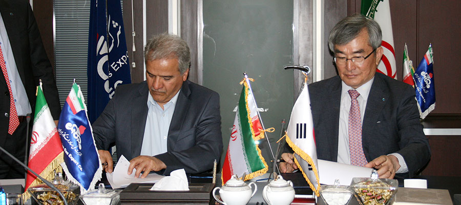 امضای نخستین یادداشت تفاهم همکاری نفتی ایران و کره جنوبی