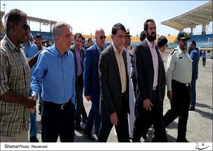 مسئولان استان خوزستان از ورزشگاه نفت خرمشهر دیدن کردند