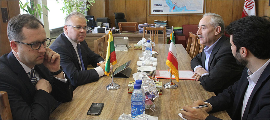 دیدار معاون وزیر نفت ایران با معاون وزیر انرژی لیتوانی