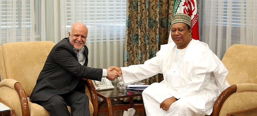 Zangeneh Hosts Meeting with OPEC Sec. Gen. Barkindo