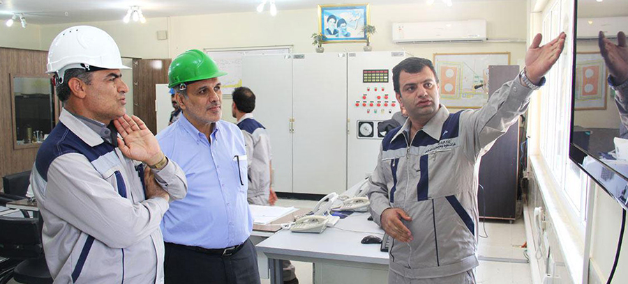 بازدید مدیرعامل شرکت خطوط لوله و مخابرات نفت ایران از تاسیسات منطقه فارس