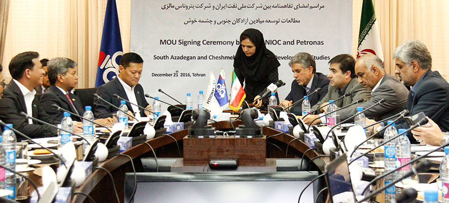 شرکت ملی نفت ایران و پتروناس مالزی تفاهم‎نامه همکاری امضا کردند