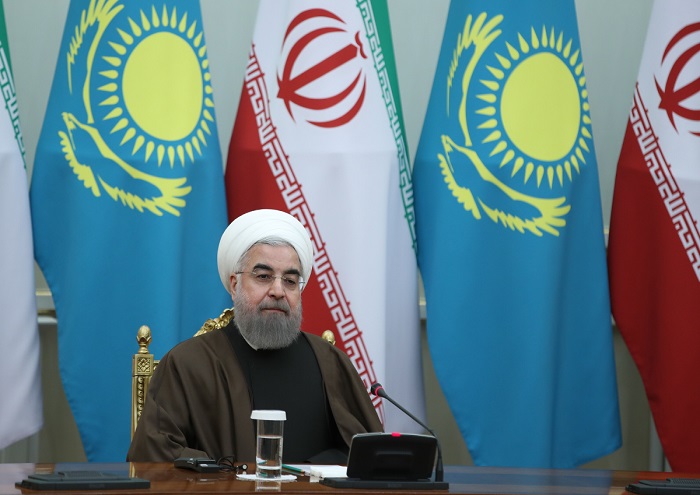 روحانی: می‌توانیم در بنادر دریای خزر سوآپ نفت داشته باشیم