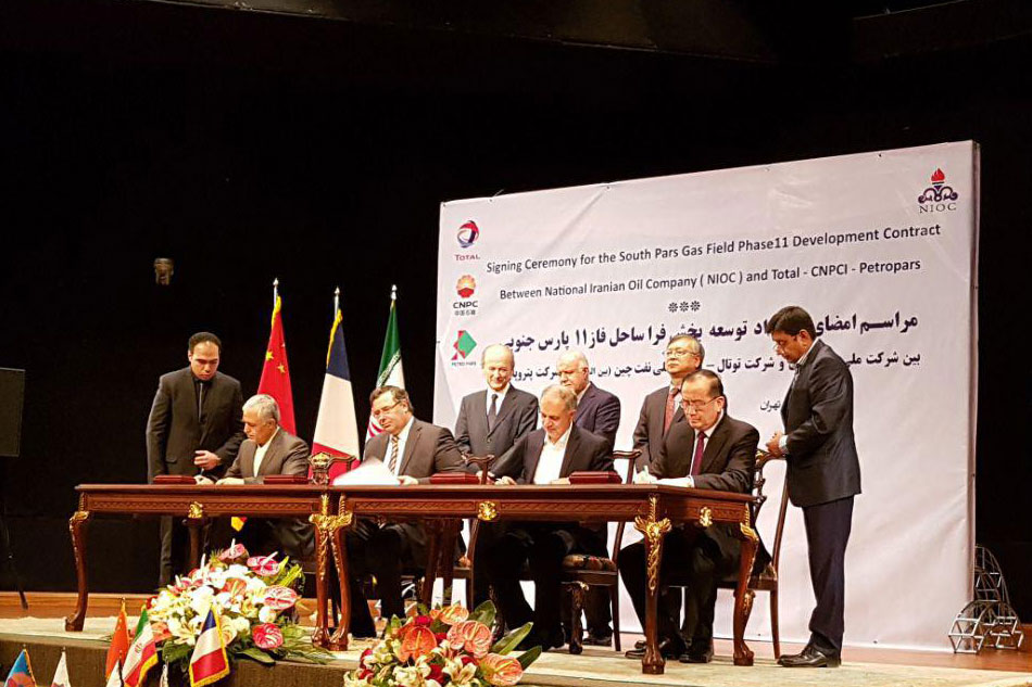 Total inks Landmark Gas Deal with Iran's NIOC