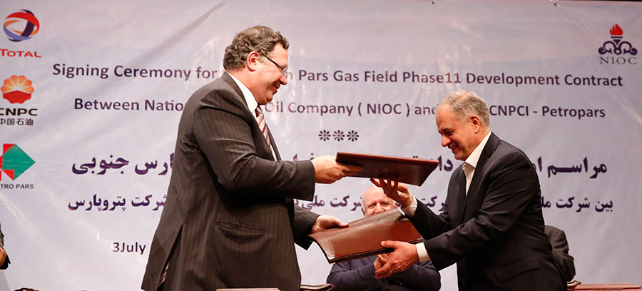 NIOC signs Major Gas Deal with Total, CNPCI
