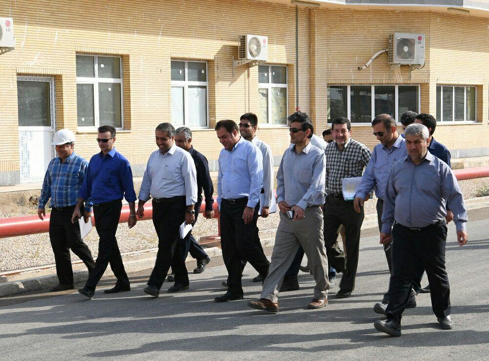 بازدید مدیرکل انرژی سازمان برنامه و بودجه از پروژه‌های نفتخیز جنوب