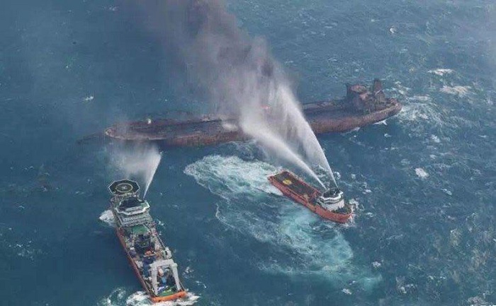 نفتکش ایرانی در دریای چین لکه نفتی ایجاد نکرده است