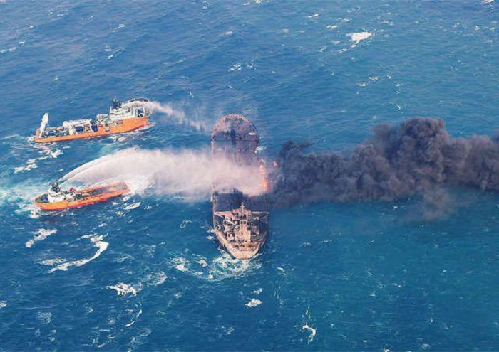 New Explosion at Burning Iran Oil Tanker