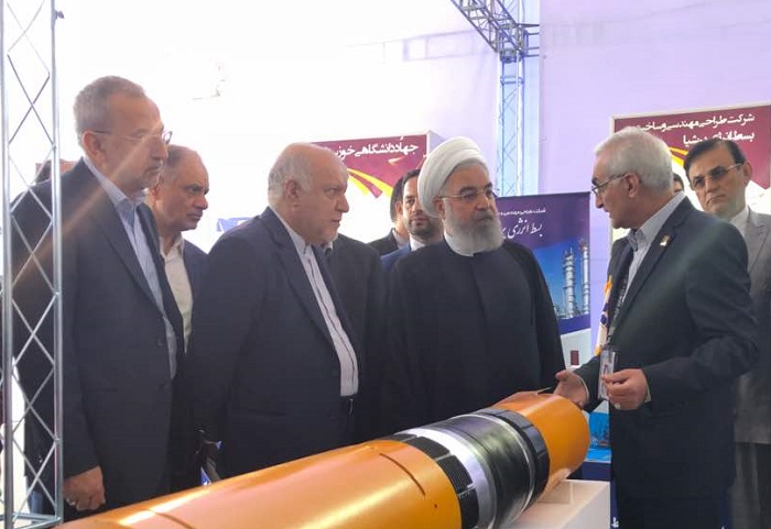 Iran President Visits Tehran Oil Show